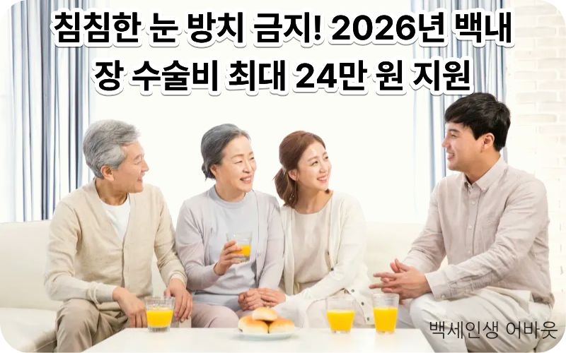 안과 검진 지원: 어르신 백내장 수술비 지원 제도와 신청 절차 안내 섬네일