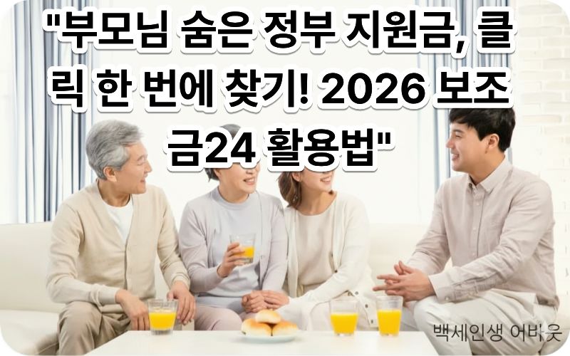 보조금24 활용법 내가 받을 수 있는 정부 지원금, 클릭 한 번으로 모두 찾아내는 비결을 확인하는 모습